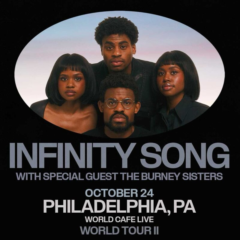 Win Tickets to See Infinity Song at World Cafe Live on October 24