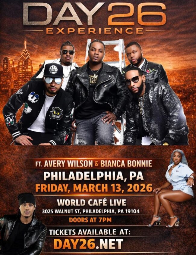 ローレンス・デ・ヴァルミー    アンディペイントライフ Enter to Win Tickets to See Day26 at World Cafe Live! – Philly